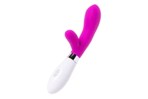 A-Toys Mady - силиконовый вибратор с клиторальным стимулятором 20.4х3 см (розовый)