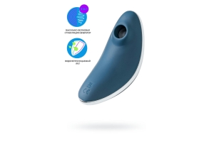 Satisfyer Vulva Lover 1 - Вакуум-волновой бесконтактный стимулятор клитора, 12 см (синий)