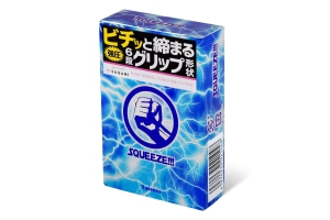 Sagami Squeeze - Японские презервативы из латекса, 19х5.5 см, 5 шт