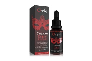 Возбуждающий съедобный гель для клитора Orgie Orgasm Drops Kissable, 30 мл