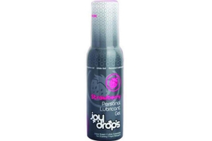 Вкусная смазка на водной основе JoyDrops, 100 мл (клубника)