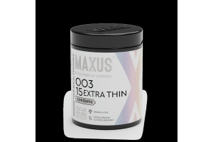 Презервативы MAXUS 003 №15 с железным кейсом, экстремально тонкие X-Edition, 15 шт