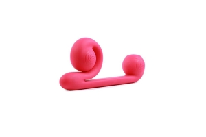 Вибромассажер для двойной стимуляции Snail Vibe розовый