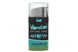 Жидкий интимный гель с эффектом вибрации Vibration! Gin & Tonic - 15 мл.