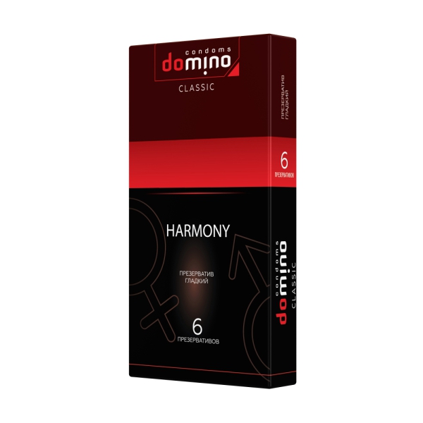 Презервативы гладкие DOMINO CLASSIC Harmony 6 шт.