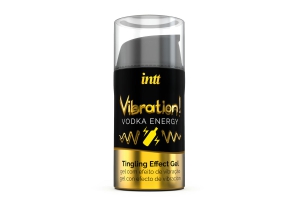 Intt Vibration Vodka - Жидкий интимный гель с эффектом вибрации Водка, 15 мл