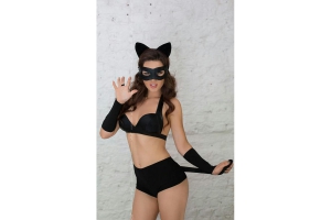 SoftLine Catwoman - Костюм очень ласковой кошечки, L (чёрный)