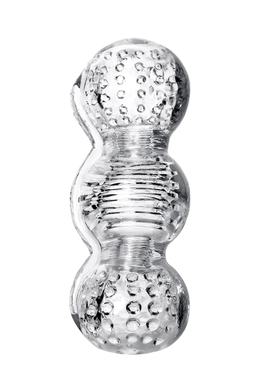 Мастурбатор нереалистичный Lingam by TOYFA Rashmi, РЕ, прозрачный, 15,5 см