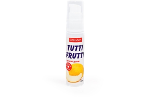Биоритм Tutti-Frutti OraLove - Оральная смазка на водной основе, 30 мл (сочная дыня)