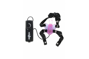 Seven Creations Butterfly Stimulator - Клиторальный вибростимулятор, 5х2 см (фиолетовый)