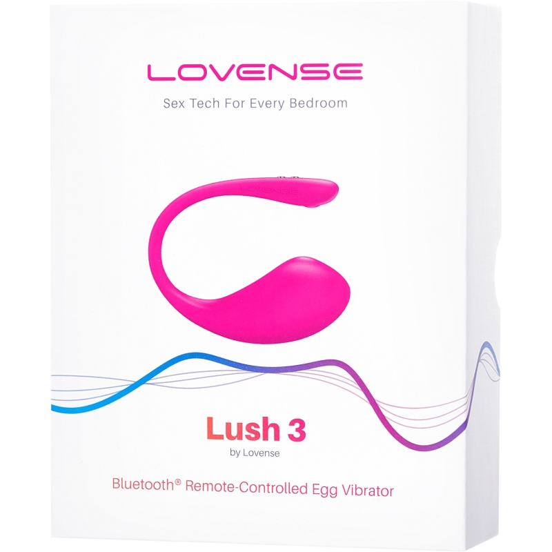 Водонепроницаемое виброяйцо «Lovense Lush 3» из силикона, 13 режимов, синхронизируется со смартфоном