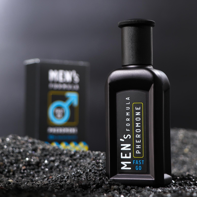 Туалетная вода мужская Men's Formula Fast Go с феромонами, 50 мл (по мотивам Blue Label (Givenchy)