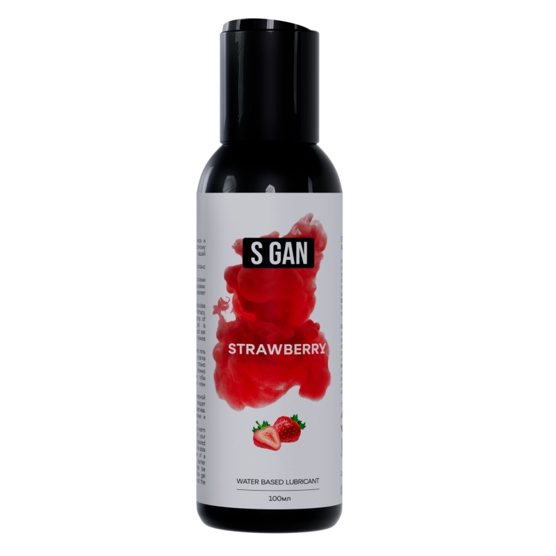Лубрикант для орального секса S GAN Sensual со вкусом клубники, 100 мл