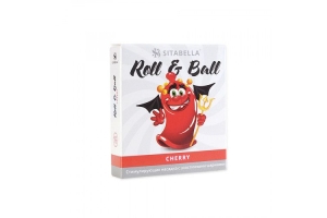 НАСАДКА СТИМУЛИРУЮЩАЯ SITABELLA R&B ВИШНЯ 4 шарика арт. 1425