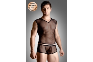 Костюм-сетка мужской SoftLine Collection, черный-M/L