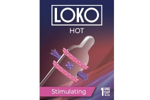 НАСАДКА СТИМУЛИРУЮЩАЯ SITABELLA LOKO HOT с возбуждающим эффектом, арт. 1456