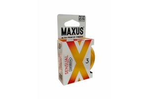Презервативы анатомической формы Maxus Sensual - 3 шт.