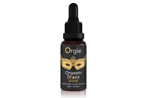 Возбуждающий съедобный гель для клитора Orgie Orgasm Drops Vibe!, 15 мл