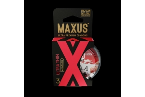 Презервативы MAXUS Ultra thin №3 в пластиковом кейсе, ультратонкие X-Edition, 3 шт 