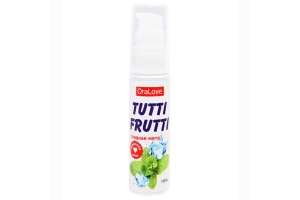 Биоритм Tutti-Frutti - съедобная гель-смазка, 30 мл