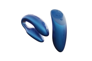 We-Vibe Chorus - сенсорный вибратор для пар, 7.8 х 3.3 см (синий)