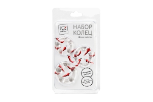 Штучки-дрючки - Набор из 3х колец (прозрачный)