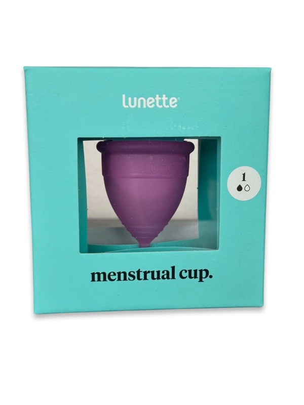 Менструальная чаша силиконовая Lunette Cup, размер 1 (цвет в ассортименте)
