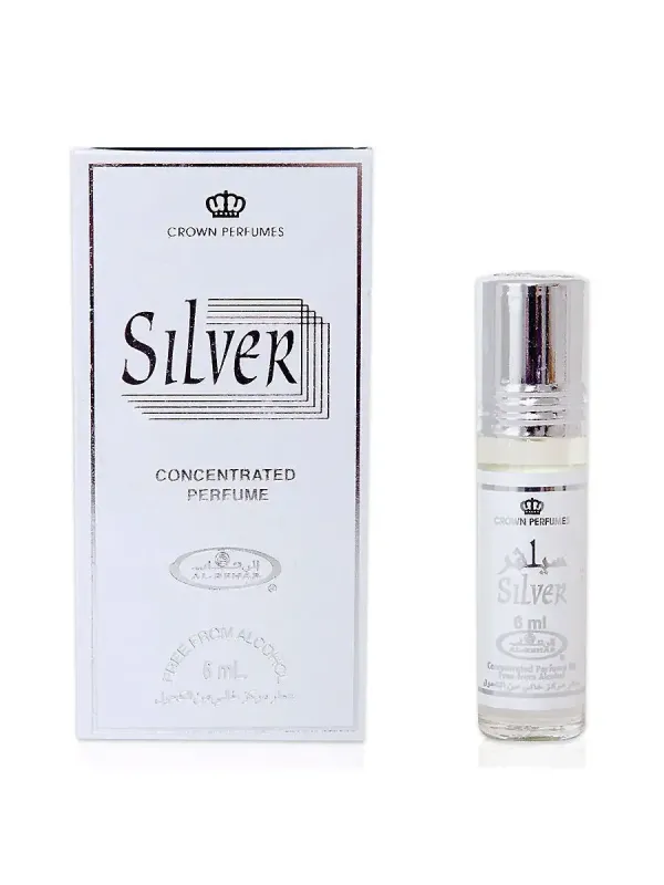 Масляные духи Сильвер (Silver) Al Rehab, 6 мл.
