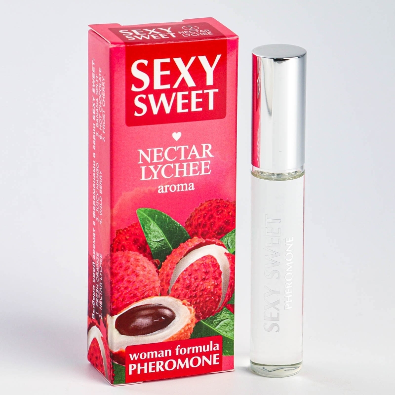 Парфюмированное средство для тела "SEXY SWEET NECTAR LYCHEE" с феромонами, 10 мл