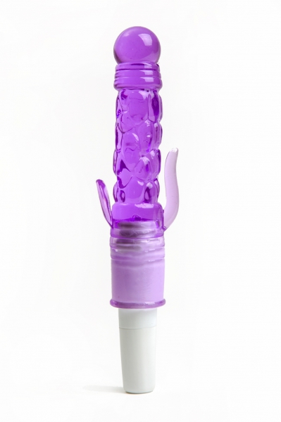 Массажер синий с двумя доп.стимуляторами 47471-MM