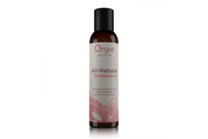 Интимный гель на водной основе All-Natural Strawberry с ароматом клубники - 150 мл