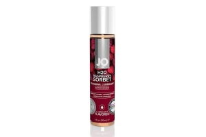 Лубрикант с ароматом малинового щербета JO Flavored Raspberry Sorbet - 30 мл.