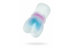 Toyfa Juicy Pussy Crystal Wave - Полупрозрачный мастурбатор, 13.5х7.5 см (прозрачный)