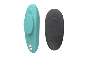 We-Vibe Moxie+ смарт вибратор в трусики, 9.2х3.5 см (бирюзовый)