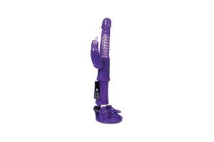 A-toys - Вибратор-кролик с клиторальным стимулятором, 24х2.5 см