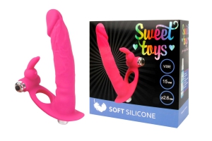 SWEET TOYS - Вибромассажер, 15 см (розовый)