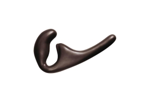 Lola Games Natural Seduction - Силиконовый безремневой страпон, 20.5х2.5 см (черный)