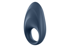 Satisfyer Mighty One - Эрекционное кольцо смарт, 9х4.9 см (синий)