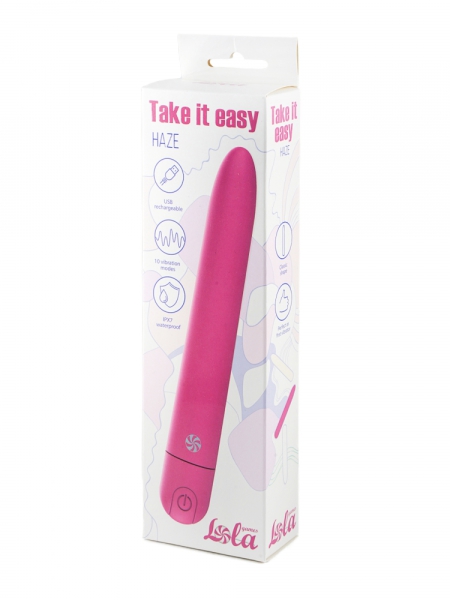 Перезаряжаемый вибратор Take it easy Haze Pink 9025-02lola
