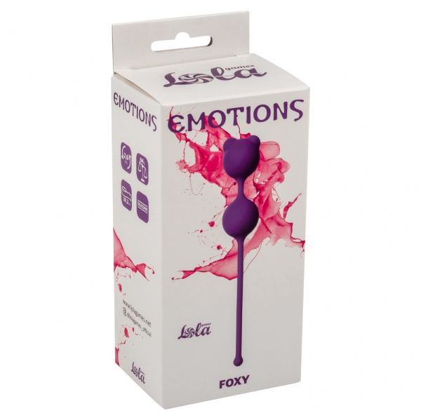 Вагинальные шарики Emotions Foxy Purple 4001-01Lola