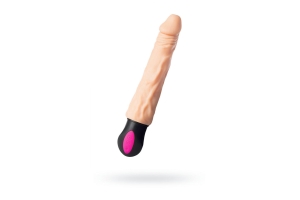 A-toys Benedick реалистичный гнущийся вибратор с функцией нагрева, 19х3.5 см (телесный)