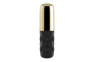 Мини вибромассажер Sparkling Darling (black/gold)