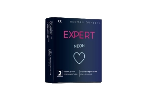 ПРЕЗЕРВАТИВЫ EXPERT NEON № 2 (СВЕТЯЩИЕСЯ), 2 штуки