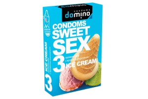 Luxe - презервативы для орального секса Domino Sweet Sex Ice Cream, 18 см