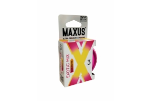 Ароматизированные презервативы Maxus Exotic Mix - 3 шт.