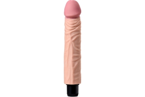 Toyfa A-Toys - реалистичный мультискоротной вибратор, 22.5х3.2 см (телесный)