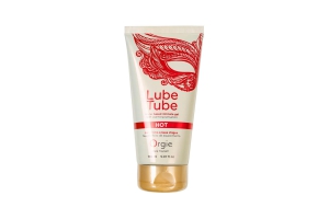Orgie Lube Tube Hot - Интимный гель с разогревающим эффектом, 150 мл
