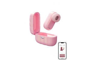 Вакуумный стимулятор BeYourLover Alggie Earphone в виде наушника с управлением через приложение