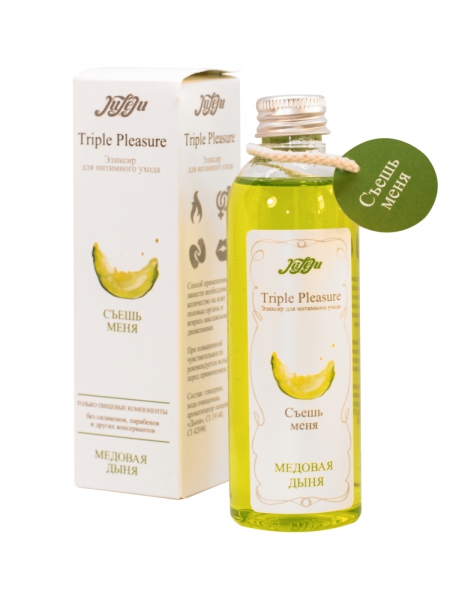 Эликсир для интимного ухода "Triple Pleasure" Медовая дыня 130 гр 10272JULEJU