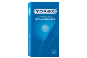 Пролонгирующие презервативы Torex, 12 шт